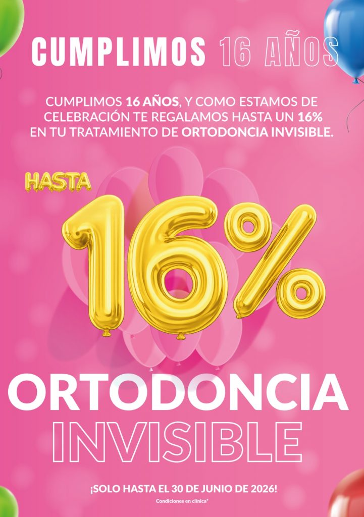 Descuento 16% Ortodoncia Invisble