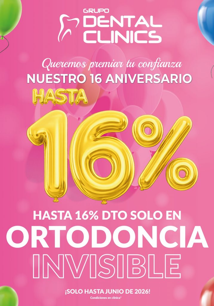 Promo 16% Ortodoncia Invisible