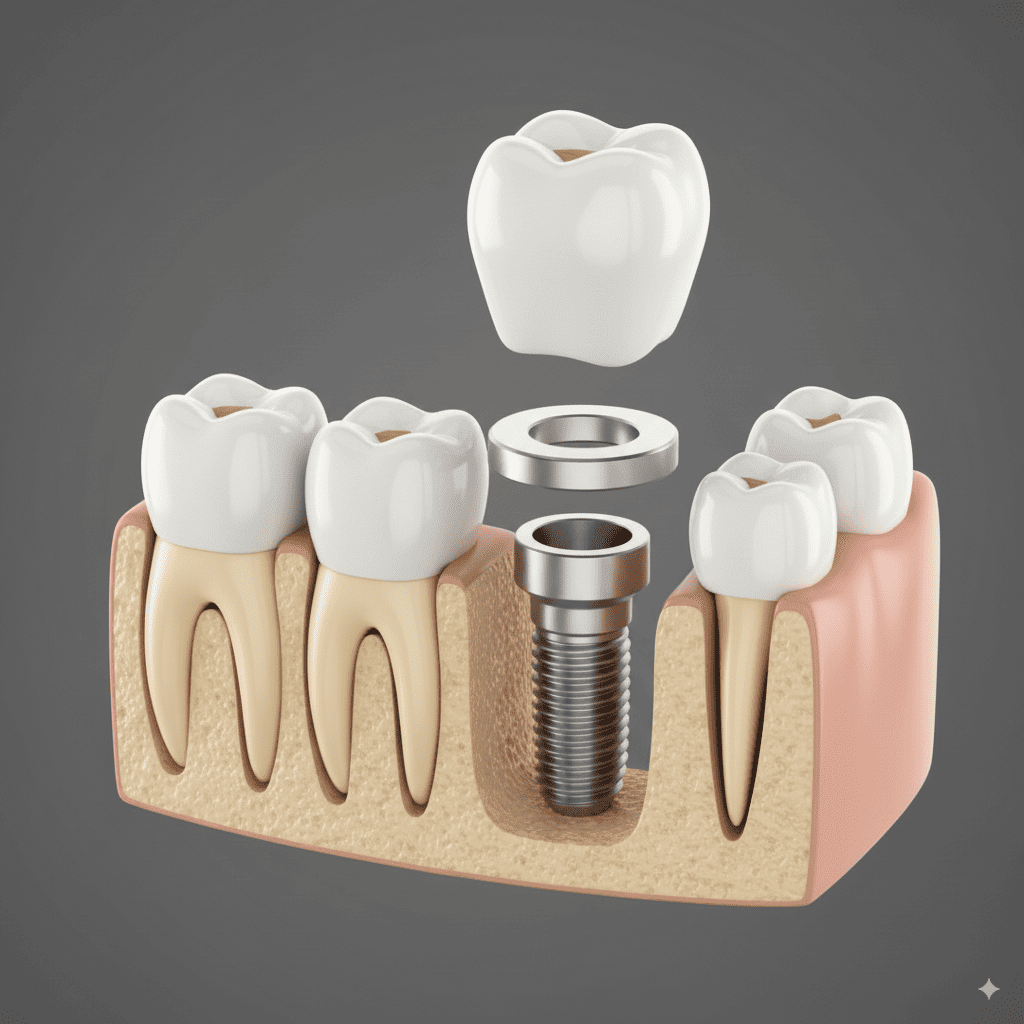 Implante Dental 3d Partes Grupo Dental Clinics (1)